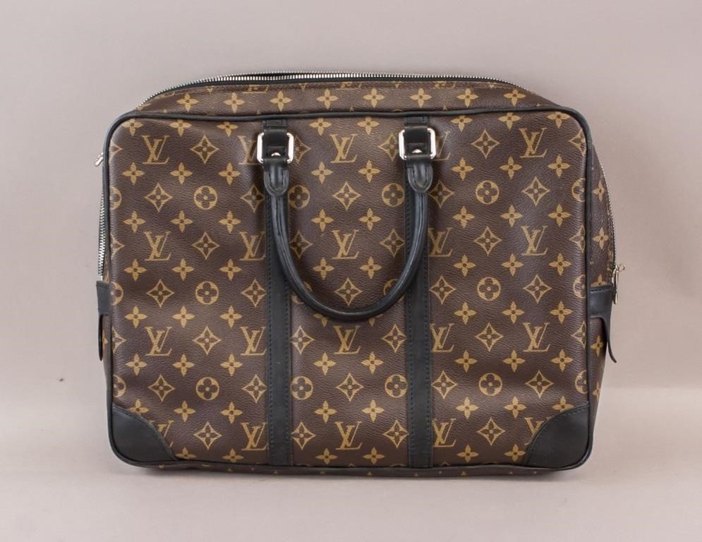 Used LV Monogram Porte-Documents Voyage Bag