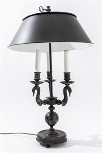 Neoclassical Style Bouillotte Lamp