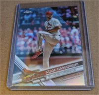 2017 Adam Wainwright Topps Chrome Baseball Card