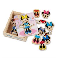 Minnie Wooden Dress-Up Puzzle - 18 Pieces