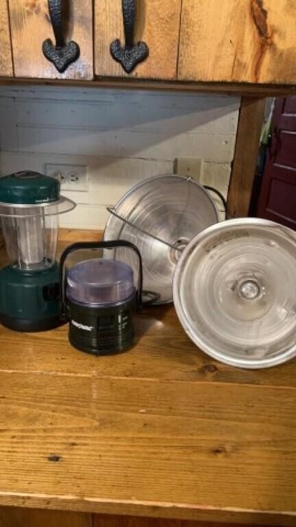 2 lanterns lights,brooder heat lamp,  clamp l