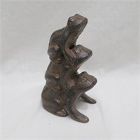 Stacked Frogs Rustic / Primitive / Cast Iron