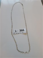 28" Sterling Silver Necklace