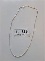 24" Sterling Silver Necklace