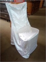 Large Quantity of Satin Pearl Coloured Chair