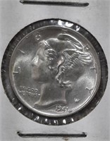 1941  Mercury Dime  MS63