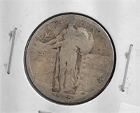 1925 Standing Liberty 25 Cent Coin