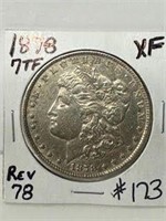 1878 7/TF Morgan Dollar - XF