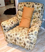 LaZboy allover upholstered recliner, modern design