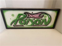 Poison Rock Band Framed Sign 21x9