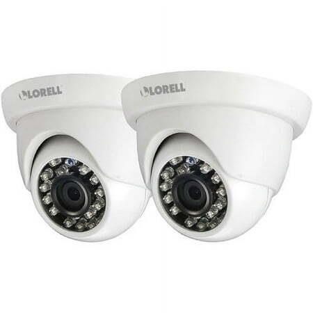 Lorell 5MP HD Surveillance Camera  2 Pack  Dome