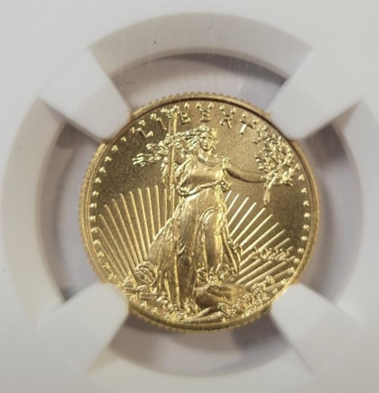 2022 $5 Gold Eagle, First Day Issue