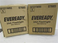 12 New Eveready Flashlites w/Batteries