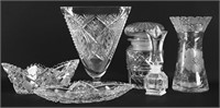 Crystal & Cut Glassware (6 pcs)