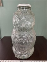 Vintage 21 inch owl jar