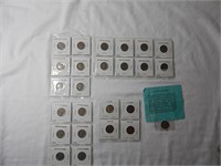 Lot of Old Nickels, V Back, Buffalo