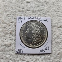 1904O Morgan Dollar MS63