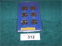 Susan B Anthony Uncirculated Dollar Set