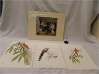 Bird Prints; Signed & Numbered-(3);