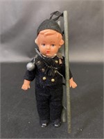 Vintage German Rubber Chimney Sweep Doll Boy