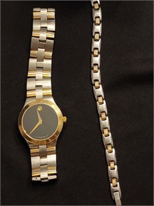 Movado Men's watch.   2 tone Swiss made with