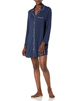 Small Amazon Essentials Women's Piped Nightshirt
