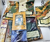 Vintage Table Cloths and Flags NOS