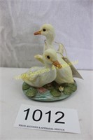 Homco Yellow Ducklings Figurine