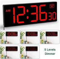 NEW! $58 Soobest LED Digital Wall Clock with