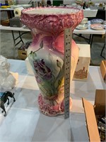 BONN numbered large vintage floral pedestal