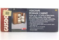 Vintage Videotape Storage Cabinet