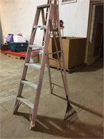 Step Ladder & Rake