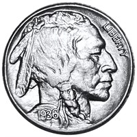 1936 Buffalo Head Nickel NEARLY UNCIRCULATED