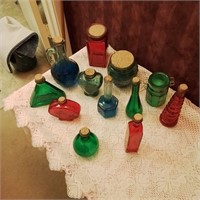 13 Misc Decorative bottles. See pictures.