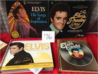 Elvis Book & Vinyl Lot
