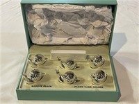 Ercuis Set of 6 Snail Place Holders
