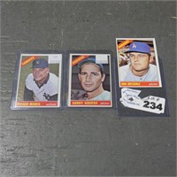 1966 Topps Maris, Koufax & Drysdale Baseball Cards