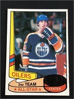 1980 Topps Wayne Gretzky Card #87 2nd Yr All-Star
