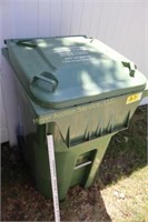 Green Yard Waste Container