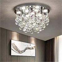 7pm 20" Small Chandeliers, 9-light Modern Round C