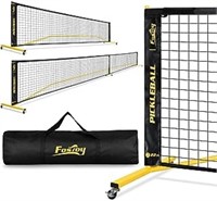 Fostoy Portable Pickleball Net With Wheels,