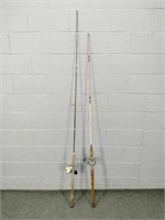 Lot Of 2 Rods And Reels - One Penn Senator