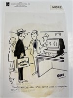 Frank Brummer Original Cartoon