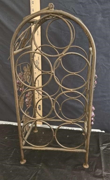 metal wine rack