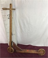 Antique Wood Scooter