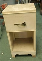 Mid century modern off white night stand approx