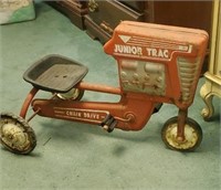 Vintage Junior trac chain drive pedal car needs a
