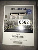 REAL SIMPLE TWIN BEDSKIRT