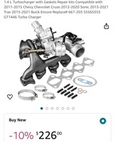 TURBOCHARGER WITH GASKETS KIT (OPEN BOX)