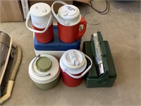 Large lot of coolers